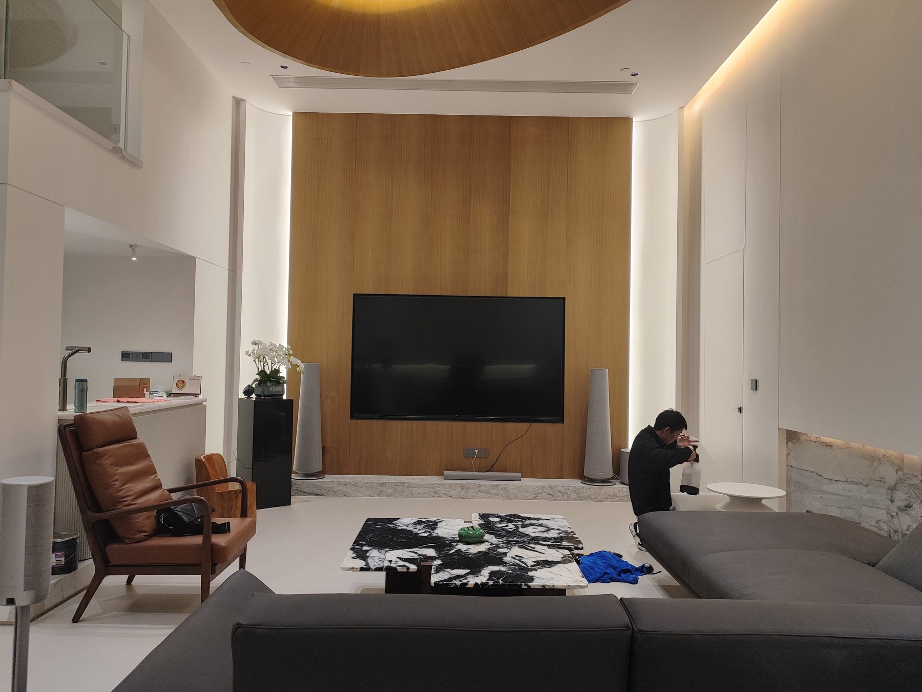 龙光天境住宅客厅实木家具案例