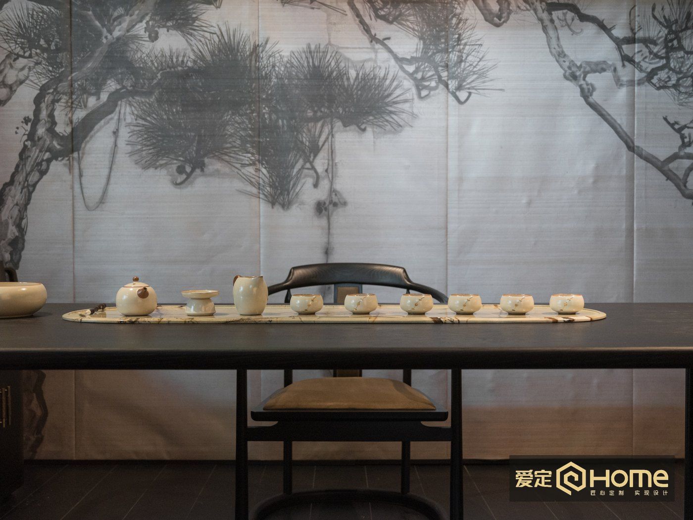 上海展第五空间实木家具展陈案例